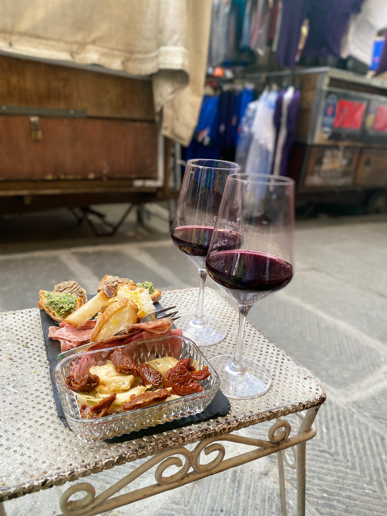 Vins italiens en stock - Le vin dans les voiles