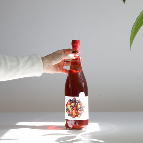 Bouteille de vin nature, vin rosé de la Catalogne par Vinyes Singulars : La Granja.