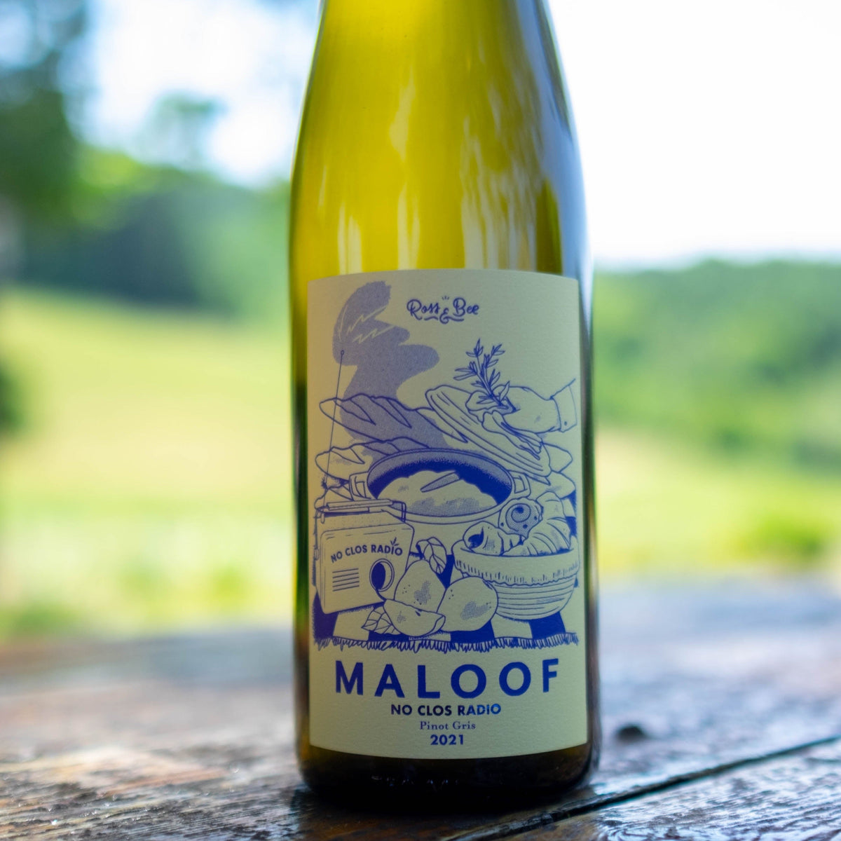 No Clos Radio Pinot Gris 2021 - Blanc - Maloof - Le vin dans les voiles