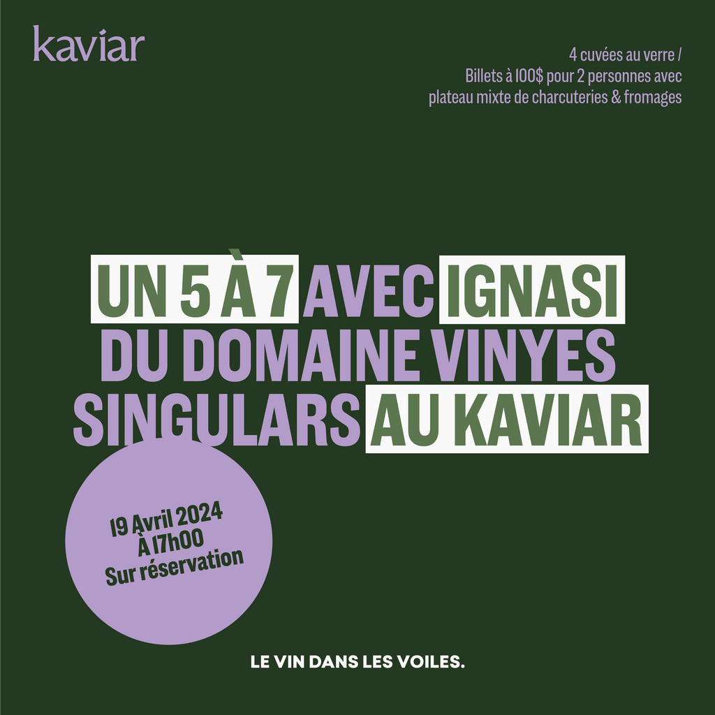 Vinyes Singulars au Kaviar