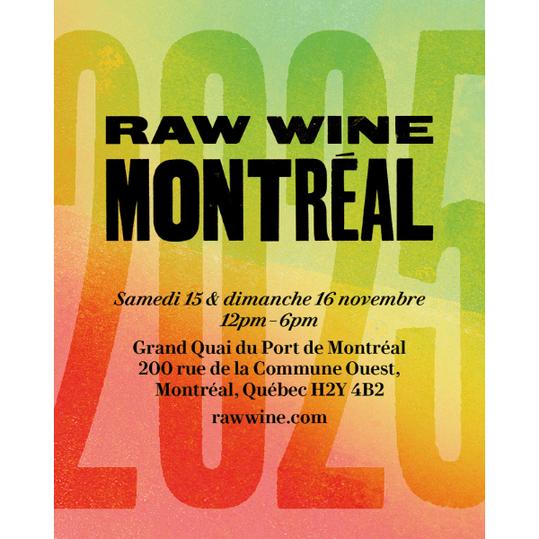 RAW WINE MTL : 15-16 novembre 2025