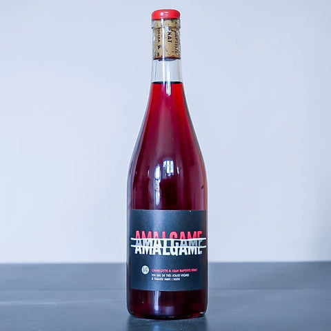 Bouteille de vin nature, vin rouge du Languedoc du vigneron Jean-Baptiste Sénat en Minervois : Amalgame.