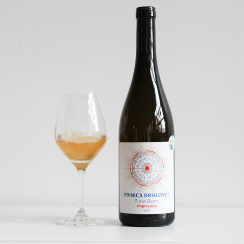 Impression pinot blanc 2019 - Orange - Pivnica Brhlovce - Le vin dans les voiles