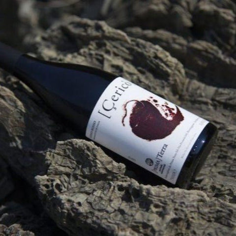 Bouteille de vin rouge des Cinque Terre en Italie par le vigneron Walter de Battè et le projet Prima Terra : Çerico. Un vin nature à se procurer en importation privée au Québec. Parfait pour vos accords mets-vins grâce à la sélection de Le vin dans les voiles.