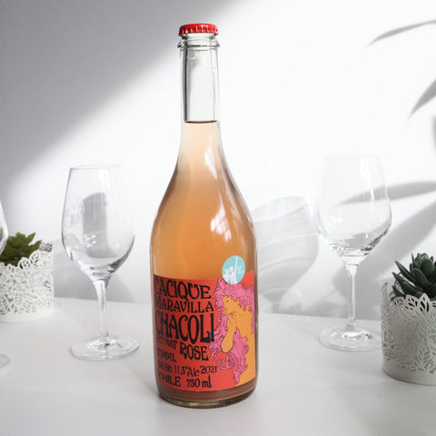 Chacoli Rosado 2021 - Bulles - Cacique Maravilla - Le vin dans les voiles