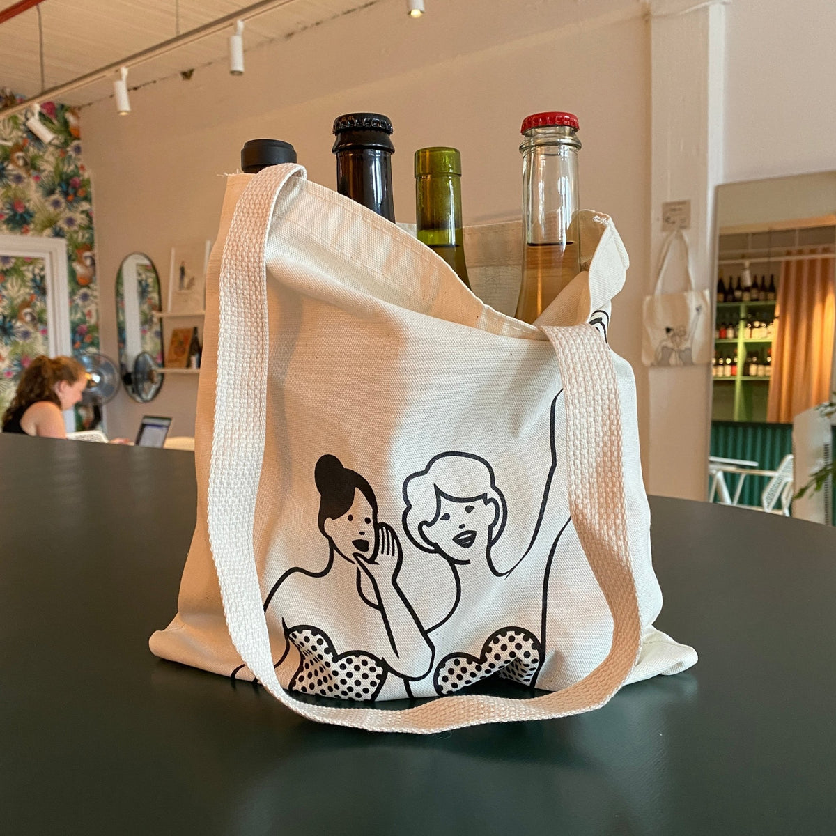 Petit 'tote bag' VDLV - Le Vin dans les Voiles - Le vin dans les voiles