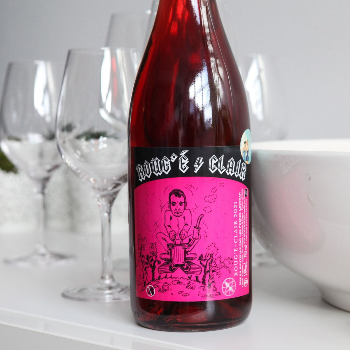 Roug'é - Clair 2021 - Rosé - Domaine Ledogar - Le vin dans les voiles