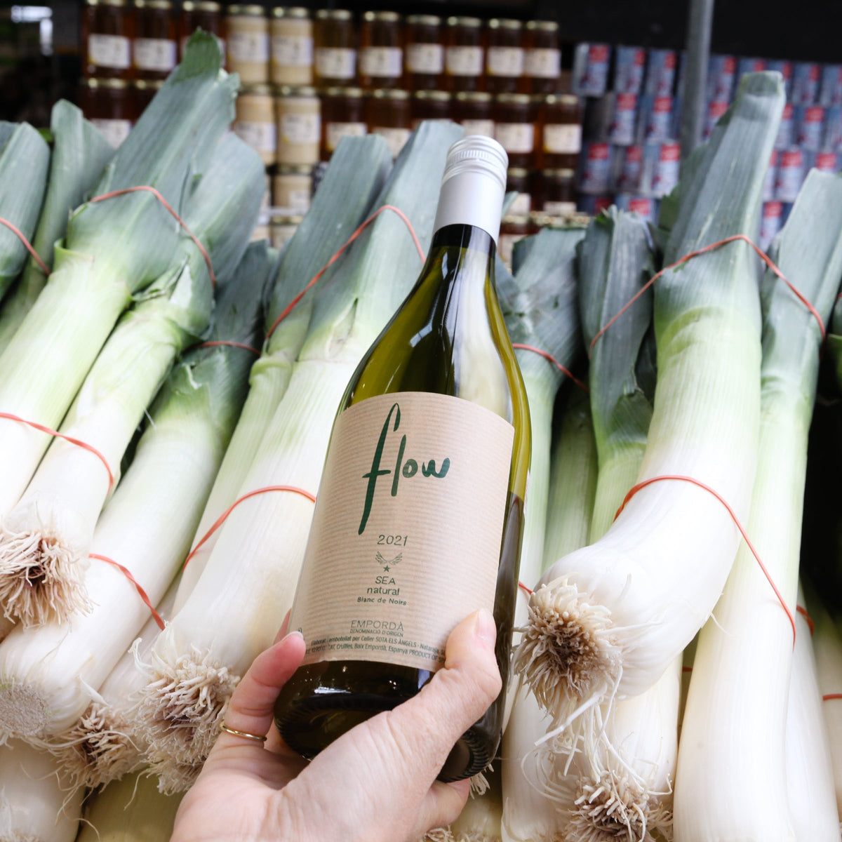 Bouteille de vin blanc nature de la Catalogne du Domaine Sota els angels : Flow blanco (image : 1 sur 3)