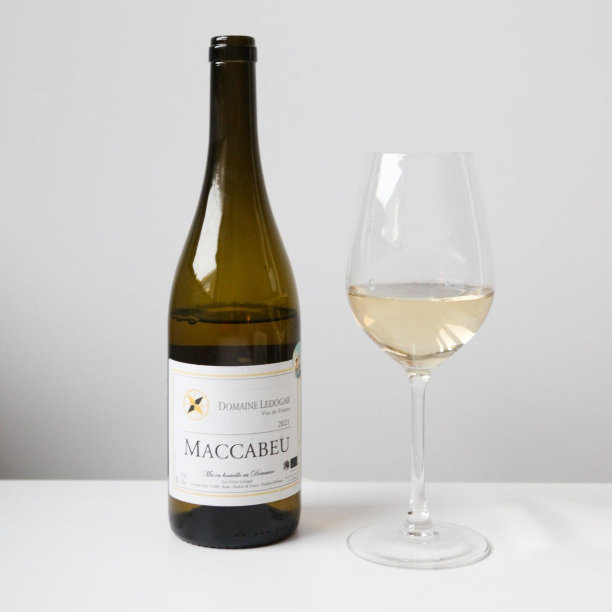 Maccabeu 2021 - Blanc - Domaine Ledogar - Le vin dans les voiles