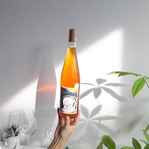 Bouteille de vin orange nature du vigneron Jan-Philipp Bleeke en Allemagne: Orange Space.