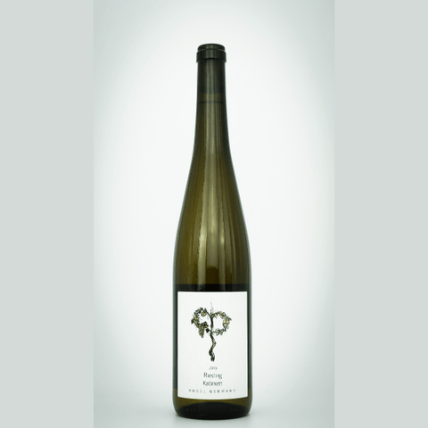 Bouteille de vin blanc naturel du vigneron Jan-Philipp Bleeke en Allemagne: Riesling Kabinett.