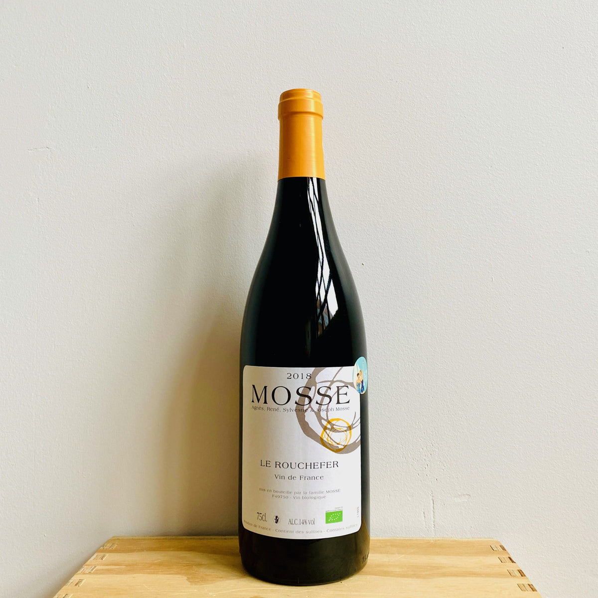 Rouchefer 2018 - Blanc - Domaine Mosse - Le vin dans les voiles